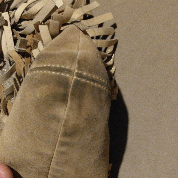 Rare coach suede fringe bag #9155 - Picture 6 of 8